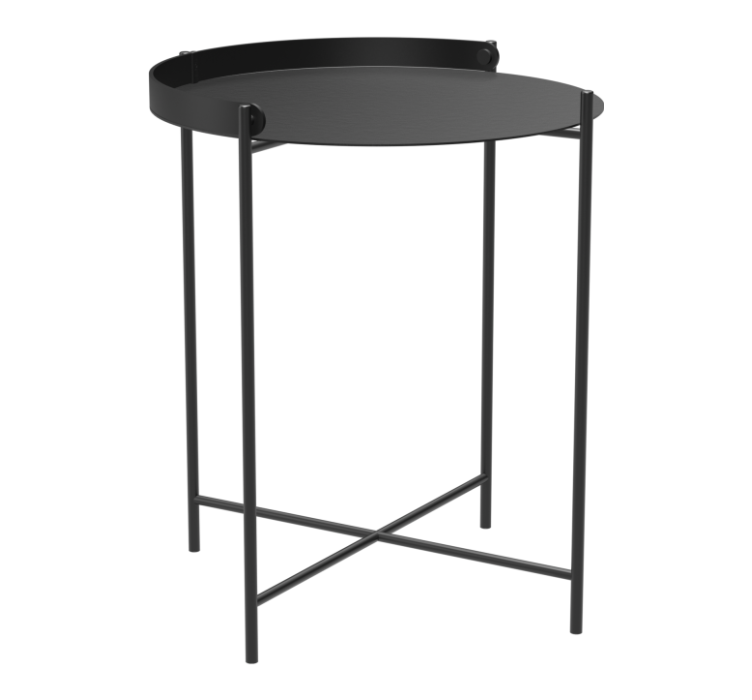 Столик Edge Ø46,5 Black1
